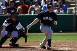 FORT MYERS, FL - MARCH 07:  Mark Teixeira #25 of the New York Yankees bats against the Minnesota Twins at Lee County Sports Complex on March 7, 2010 in Fort Myers, Florida.  (Photo by Marc Serota/Getty Images)