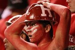 PISCATAWAY, NJ - OCTOBER 6:  A Rutgers fan looks on after a turnover in the 4th quarter during a game against the Cincinnati Bearcats at Rutgers Stadium October 6, 2007 in Piscataway, New Jersey.  (Photo by Mike Ehrmann/Getty Images)