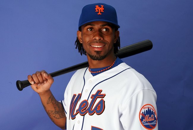 PORT ST. LUCIE, FL - FEBRUARY 27:  Infielder Jose Reyes #7 of the New York Mets poses during photo day at Tradition Field on February 27, 2010 in Port St. Lucie, Florida.  (Photo by Doug Benc/Getty Images)