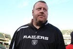 OAKLAND, CA - JANUARY 03:  Head coach Tom Cable of the Oakland Raiders walks off the field after losing to the Baltimore Ravens during an NFL game at Oakland-Alameda County Coliseum on January 3, 2010 in Oakland, California.  (Photo by Jed Jacobsohn/Getty Images)