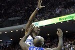 ORLANDO, FL - FEBRUARY 21: Dwight Howard #12 of the Orlando Magic attempts a shot over Shaquille O'Neal #33 of the Cleveland Cavaliers at Amway Arena on February 21, 2010 in Orlando, Florida. NOTE TO USER: User expressly acknowledges and agrees that, by downloading and/or using this Photograph, user is consenting to the terms and conditions of the Getty Images License Agreement.  (Photo by Sam Greenwood/Getty Images)