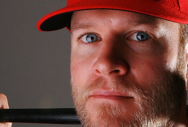 VIERA, FL - FEBRUARY 28:  Infielder Eric Brunlett #10 of the Washington Nationals poses during photo day at Space Coast Stadium on February 28, 2010 in Viera, Florida.  (Photo by Doug Benc/Getty Images)