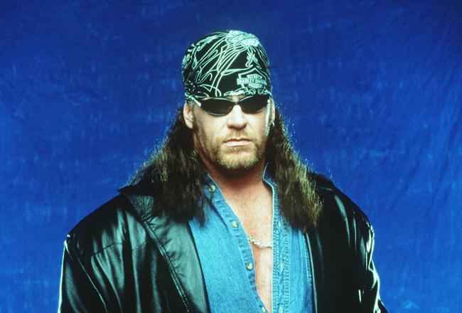 370782 02: World Wrestling Federation's Wrestler Undertaker Poses June 12, 2000 In Los Angeles, Ca.  (Photo By Getty Images)