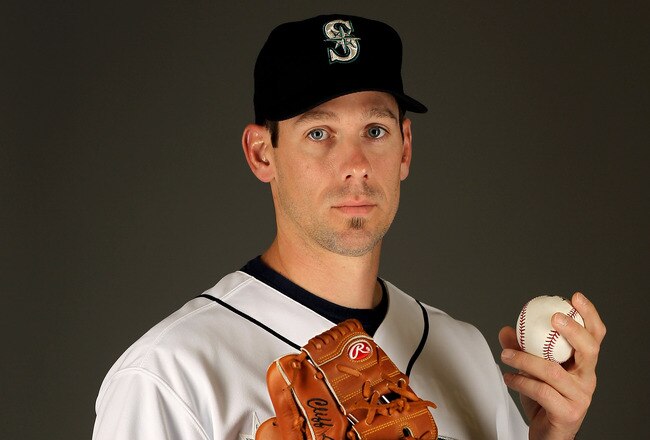PEORIA, AZ - FEBRUARY 25:  Cliff Lee of the Seattle Mariners poses during photo media day at the Mariners spring training complex on February 25, 2010 in Peoria, Arizona.  (Photo by Ezra Shaw/Getty Images)