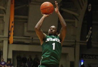 EVANSTON, IL - JANUARY 02: Kalin Lucas #1 of the Michigan State Spartans puts up a shot against the Northwestern Wildcats on January 2, 2010 at Welsh-Ryan Arena in Evanston, Illinois. Michigan State defeated Northwestern 91-70. (Photo by Jonathan Daniel/Getty Images)