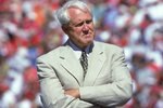 10 Sep 2000: Bill Walsh of the San Francisco 49ers moves to block the line during the game against the Carolina Panthers at 3Com Park in San Francisco, California. The Panthers defeated the 49ers 38-22.Mandatory Credit: Tom Hauck  /Allsport
