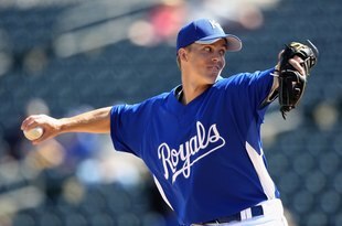 SURPRISE, AZ - MARCH 05:  Starting pitcher Zack Greinke #23 of the Kansas City Royals pitches against the Texas Rangers during the MLB spring training game at Surprise Stadium on March 5, 2010 in Surprise, Arizona.  The Royals defeated the Rangers 4-2.  (Photo by Christian Petersen/Getty Images)