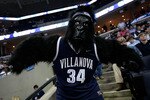 MEMPHIS, TN - MARCH 29:  A Villanova fan wears a gorilla suit during the North Carolina Tar Heels and Oklahoma Sooners NCAA Men's Basketball Tournament South Regional Final at the FedExForum on March 29, 2009 in Memphis, Tennessee. Villanova will play the winner between the Tar Heels and the Sooners. (Photo by Joe Murphy/Getty Images)