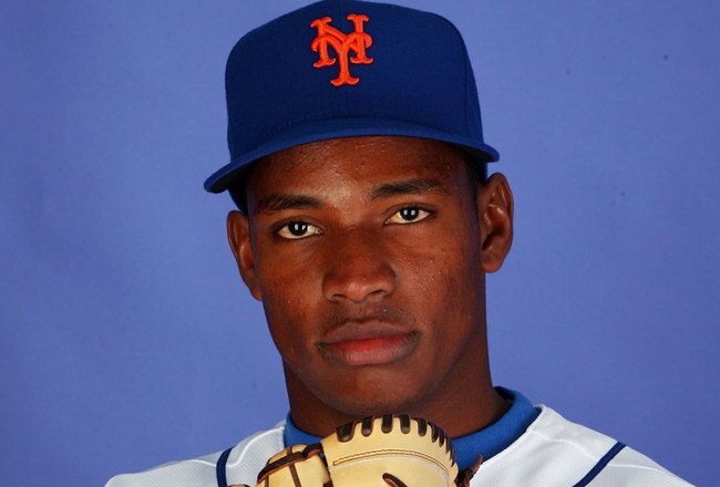 PORT ST. LUCIE, FL - FEBRUARY 27:  Pitcher Jenrry Mejia #76 of the New York Mets poses during photo day at Tradition Field on February 27, 2010 in Port St. Lucie, Florida.  (Photo by Doug Benc/Getty Images)