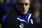 READING, ENGLAND - MARCH 16:  Reading Manager Brian McDermott looks on prior to the Coca-Cola Football League Championship match between Reading and Queens Park Rangers at the Madejski Stadium on March 16, 2010 in Reading, England.  (Photo by Bryn Lennon/Getty Images)