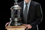 LAS VEGAS - JUNE 18:  Tim Thomas of the Boston Bruins poses with the Vezina Trophy following the 2009 NHL Awards at the Palms Casino Resort on June 18, 2009 in Las Vegas, Nevada.  (Photo by Harry How/Getty Images for NHL)