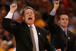 ST. LOUIS - MARCH 28: Head coach Tom Izzo of the Michigan State Spartans directs his team against the Tennessee Volunteers during the midwest regional final of the 2010 NCAA men's basketball tournament at the Edward Jones Dome on March 28, 2010 in St. Louis, Missouri.  Michigan State beat Tennessee 70-69.  (Photo by Dilip Vishwanat/Getty Images)