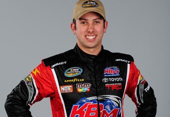DAYTONA BEACH, FL - FEBRUARY 10:  Brian Ickler poses during NASCAR Camping World Truck Series portraits at Daytona International Speedway on February 10, 2010 in Daytona Beach, Florida.  (Photo by Sam Greenwood/Getty Images for NASCAR)