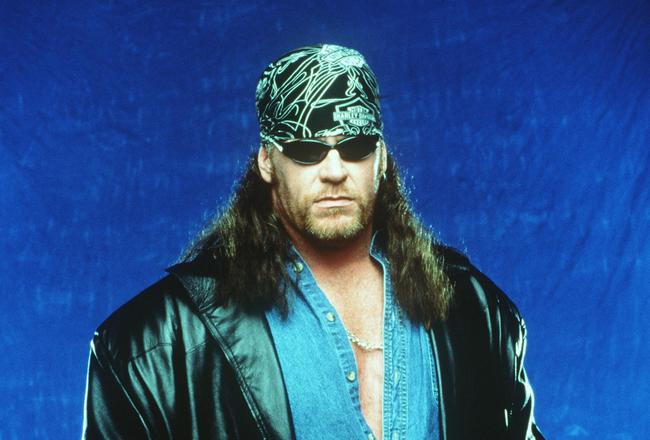 370782 02: World Wrestling Federation's Wrestler Undertaker Poses June 12, 2000 In Los Angeles, Ca.  (Photo By Getty Images)