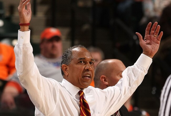 INDIANAPOLIS - MARCH 15:  Head coach Tubby Smith of the Minnesota Golden Gophers reacts against the Illinois Fighting Illini during their semifinal game on Day 3 of the Big Ten Men's Basketball Tournament at Conseco Fieldhouse on March 15, 2008 in Indianapolis, Indiana. Illinois won 54-50. (Photo by Jonathan Daniel/Getty Images)