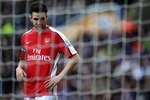 BIRMINGHAM, ENGLAND - MARCH 27:  Cesc Fabregas of Arsenal shows his dissapointment during the Barclays Premier League match between Birmingham City and Arsenal at St. Andrews Stadium on March 27, 2010 in Birmingham, England.  (Photo by Laurence Griffiths/Getty Images)