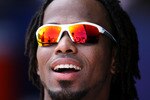 PORT ST. LUCIE, FL - MARCH 24:   Jose Reyes #7 of the New York Mets works out before taking on the Houston Astros at Tradition Field on March 24, 2010 in Port St. Lucie, Florida.  (Photo by Doug Benc/Getty Images)