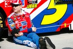MARTINSVILLE, VA - MARCH 29:  Mark Martin, driver of the #5 CARQUEST/GoDaddy.com Chevrolet, sits on the grid prior to the NASCAR Sprint Cup Series Goody's Fast Pain Relief 500 at Martinsville Speedway on March 29, 2010 in Martinsville, Virginia.  (Photo by Geoff Burke/Getty Images for NASCAR)