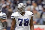 IRVING, TX - DECEMBER 31: Flozell Adams #76 of the Dallas Cowboys walks on the field during the game against the Detroit Lions at Texas Stadium on December 31, 2006 in Irving, Texas. (Photo by Ronald Martinez/Getty Images)