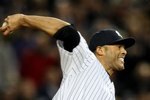 NEW YORK - NOVEMBER 04:  Mariano Rivera #42 of the New York Yankees throws a pitch against the Philadelphia Phillies in Game Six of the 2009 MLB World Series at Yankee Stadium on November 4, 2009 in the Bronx borough of New York City. The Yankees won 7-3 to win the series 4 games to 2.  (Photo by Nick Laham/Getty Images)