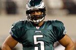 ARLINGTON, TX - JANUARY 03:  Quarterback Donovan McNabb #5 of the Philadelphia Eagles at Cowboys Stadium on January 3, 2010 in Arlington, Texas.  (Photo by Ronald Martinez/Getty Images)