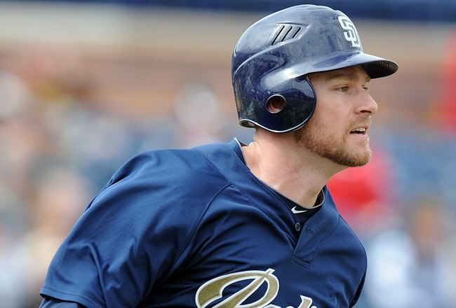 PEORIA, AZ - MARCH 08:  Chase Headley #7 of the San Diego Padres runs the bases after hitting a homerun during a Spring Training game against the Colorado Rockies on March 8, 2010 at Peoria Stadium in Peoria, Arizona.  (Photo by Lisa Blumenfeld/Getty Images)