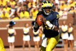 ANN ARBOR, MI - SEPTEMBER 19:  Quarterback Denard Robinson #16 of the Michigan Wolverines drops back to pass against the Eastern Michigan Eagles at Michigan Stadium on September 19, 2009 in Ann Arbor, Michigan.  Michigan won 45-17.  (Photo by Stephen Dunn/Getty Images)