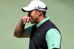 AUGUSTA, GA - APRIL 09:  Tiger Woods walks across the eigth green during the second round of the 2010 Masters Tournament at Augusta National Golf Club on April 9, 2010 in Augusta, Georgia.  (Photo by Jamie Squire/Getty Images)