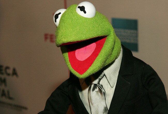 NEW YORK - APRIL 27:  Kermit The Frog attends the premiere of 'The Muppets Wizard of Oz' at the Tribeca FAMILY Festival. The FAMILY Street Fair will be this Saturday, April 30 from 10am to 6pm on Greenwich Street  (Photo by Evan Agostini/Getty Images)