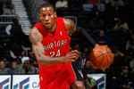ATLANTA - DECEMBER 02:  Sonny Weems #24 of the Toronto Raptors against the Atlanta Hawks at Philips Arena on December 2, 2009 in Atlanta, Georgia.  NOTE TO USER: User expressly acknowledges and agrees that, by downloading and/or using this Photograph, User is consenting to the terms and conditions of the Getty Images License Agreement.  (Photo by Kevin C. Cox/Getty Images)