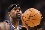 PHOENIX - JANUARY 26:  Stephen Jackson #1 of the Charlotte Bobcats shoots a free throw shot during the NBA game against the Phoenix Suns at US Airways Center on January 26, 2010 in Phoenix, Arizona. The Bobcats defeated the Suns in overtime.  114-109.  NOTE TO USER: User expressly acknowledges and agrees that, by downloading and or using this photograph, User is consenting to the terms and conditions of the Getty Images License Agreement.  (Photo by Christian Petersen/Getty Images)