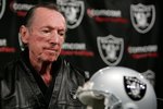 OAKLAND, CA - JANUARY 23:  Oakland Raiders owner Al Davis speaks during a news conference introducing new Raiders head coach Lane Kiffin on January 23, 2007 in Oakland, California. Kiffin, a 31 year-old offensive coordinator from the University of Southern California, was named as the new head coach to replace Art Shell who was fired after going 2-14 for the season.  (Photo by Justin Sullivan/Getty Images)