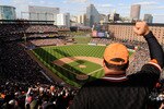 BALTIMORE - APRIL 09:  Fans cheer during the game between the Baltimore Orioles and the Toronto Blue Jays on Opening Day at Camden Yards on April 9, 2010 in Baltimore, Maryland.  (Photo by Greg Fiume/Getty Images)