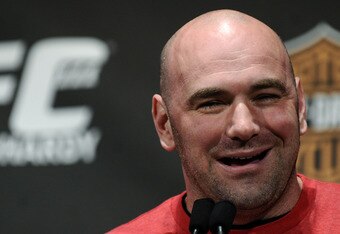 NEW YORK - MARCH 24:  Dana White, president of the UFC, speaks at a press conference for UFC 111 at Radio City Music Hall on March 24, 2010 in New York City.  (Photo by Jeff Zelevansky/Getty Images)