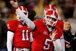 ATLANTA - NOVEMBER 28:  Backup quarterback Zach Mettenberger #5 of the Georgia Bulldogs against the Georgia Tech Yellow Jackets at Bobby Dodd Stadium on November 28, 2009 in Atlanta, Georgia.  (Photo by Kevin C. Cox/Getty Images)
