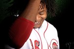 GOODYEAR, AZ - FEBRUARY 24:  Edinson Volquez of the Cincinnati Reds poses during media photo day on February 24, 2010 at the Cincinnati Reds Player Development Complex in Goodyear, Arizona.  (Photo by Jed Jacobsohn/Getty Images)