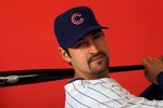 MESA, AZ - MARCH 01:  Xavier Nady of the Chicago Cubs poses for a photo during Spring Training Media Photo Day at Fitch Park on March 1, 2010 in Mesa, Arizona.  (Photo by Ronald Martinez/Getty Images)