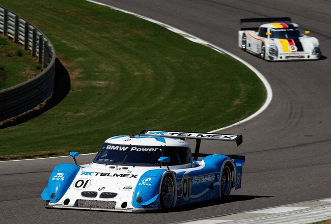 LEEDS, AL - APRIL 10:  The #01 TELMEX Chip Ganassi Racing with Felix Sabates BMW Riley driven by Memo Rojas and Scott Pruett during the Grand-Am Porsche 250 at the Barber Motorsports Park on April 10, 2010 in Leeds, Alabama.  (Photo by Chris Graythen/Getty Images)