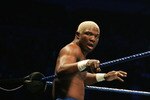 SYDNEY, AUSTRALIA - JUNE 15:  Shelton Benjamin looks on from the corner during WWE Smackdown at Acer Arena on June 15, 2008 in Sydney, Australia.  (Photo by Gaye Gerard/Getty Images)