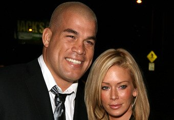 HOLLYWOOD - MARCH 06:  Adullt film star Jenna Jameson (R) and ultimate fighter Tito Ortiz arrive at Overture Films' screening of 'Sleepwalking' held at the Director's Guild of America on March 6, 2008 in Hollywood, California.  (Photo by Frazer Harrison/Getty Images for Overture)