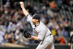 BALTIMORE - APRIL 28:  Joba Chamberlain #62 of the New York Yankees pitches against the Baltimore Orioles at Camden Yards on April 28, 2010 in Baltimore, Maryland.  (Photo by Greg Fiume/Getty Images)