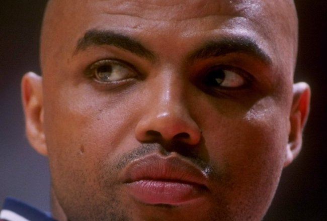 21 Jan 1998: Charles Barkley of the Houston Rockets during the Rockets 117-112 loss to the New Jersey Nets at the Continental Arena in East Rutherford, New Jersey.