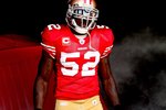 SAN FRANCISCO - NOVEMBER 29: Patrick Willis #52 of the San Francisco 49ers is introduced against the Jacksonville Jaguars during an NFL game at Candlestick Park on November 29, 2009 in San Francisco, California.  (Photo by Jed Jacobsohn/Getty Images)