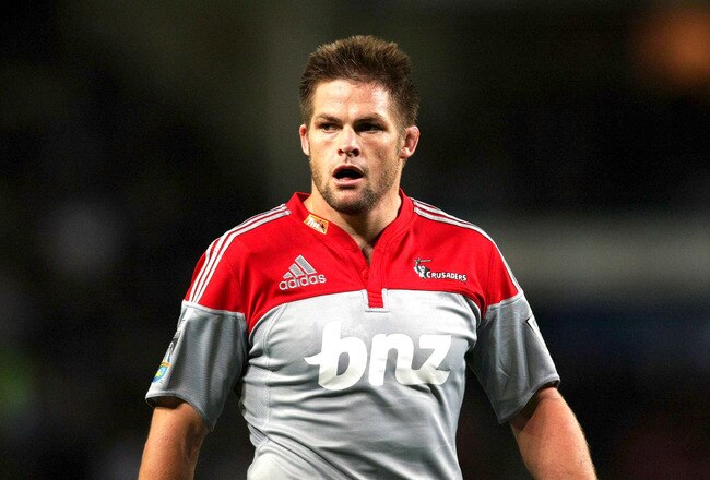 CAPE TOWN, SOUTH AFRICA - APRIL 30: Crusaders Captain Richie McCaw during the Super 14 match between Vodacom Stormers and Crusaders from Newlands Stadium on April 30, 2010 in Cape Town, South Africa. (Photo by Shaun Roy / Gallo Images)