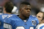 DETROIT - NOVEMBER 23:  Runningback Kevin Smith #32 of the Detroit Lions walks the sidelines during the NFL game against the Tampa Bay Buccaneers at Ford Field on November 23, 2008 in Detroit, Michigan. The Buccaneers defeated the Lions 38-20.  (Photo by Christian Petersen/Getty Images)
