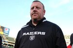 OAKLAND, CA - JANUARY 03: Head coach Tom Cable of the Oakland Raiders walks off the field after losing to the Baltimore Ravens during an NFL game at Oakland-Alameda County Coliseum on January 3, 2010 in Oakland, California.  (Photo by Jed Jacobsohn/Getty Images)