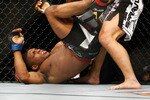 MONTREAL- MAY 8: Josh Koscheck (R) pulls the leg of Paul Daley in their welter weight bout at UFC 113 at Bell Centre on May 8, 2010 in Montreal, Quebec, Canada.  (Photo by Richard Wolowicz/Getty Images)