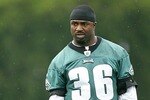 PHILADELPHIA - MAY 1: Running back Brian Westbrook #36 of the Philadelphia Eagles practices during minicamp at the NovaCare Complex on May 1, 2009 in Philadelphia, Pennsylvania. (Photo by Hunter Martin/Getty Images)