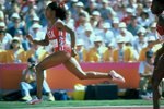 Undated:  Evelyn Ashford of the USA in action during a 100 metres event. \ Mandatory Credit: Tony  Duffy/Allsport