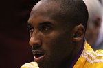 SALT LAKE CITY - MAY 10:  Kobe Bryant #8 of the Los Angeles Lakers looks on against the Utah Jazz during Game Four of the Western Conference Semifinals of the 2010 NBA Playoffs on May 10, 2010 at Energy Solutions Arena in Salt Lake City, Utah. NOTE TO USER: User expressly acknowledges and agrees that, by downloading and or using this Photograph, user is consenting to the terms and conditions of the Getty Images License Agreement.  (Photo by Jed Jacobsohn/Getty Images)
